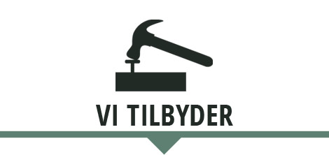 Vi tilbyder